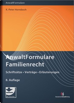 AnwaltFormulare Familienrecht - Horndasch, K.-Peter