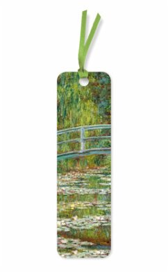 10er-Verpackungseinheit Lesezeichen: Claude Monet, Die japanische Brücke - Flame Tree Publishing