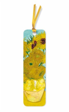 10er-Verpackungseinheit Lesezeichen: Vincent van Gogh, Sonnenblumen - Flame Tree Publishing