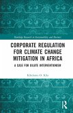 Corporate Regulation for Climate Change Mitigation in Africa