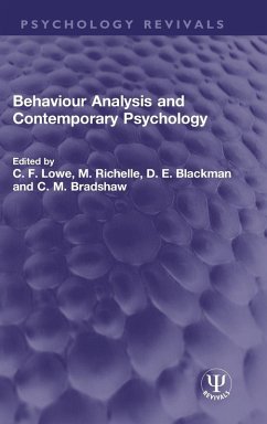 Cover Behaviour Analysis and Contemporary Psychology