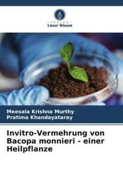 Invitro-Vermehrung von Bacopa monnieri - einer Heilpflanze - Murthy, Meesala Krishna;Khandayataray, Pratima