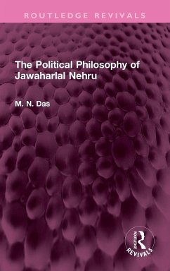 Cover The Political Philosophy of Jawaharlal Nehru