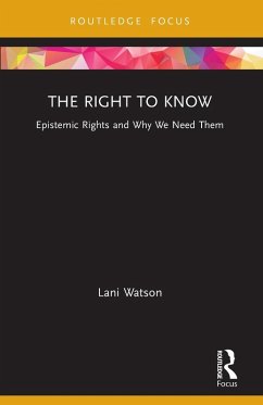 The Right to Know - Watson, Lani