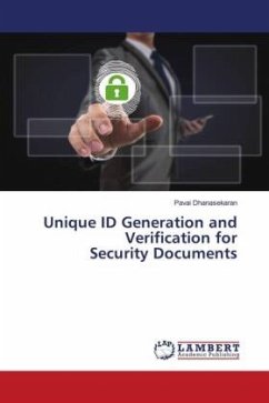 Unique ID Generation and Verification for Security Documents