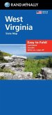 Rand McNally Easy to Fold: West Virginia State Laminated Map