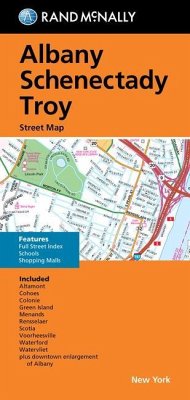 Rand McNally Folded Map: Albany Schenectady Troy Street Map - Rand Mcnally