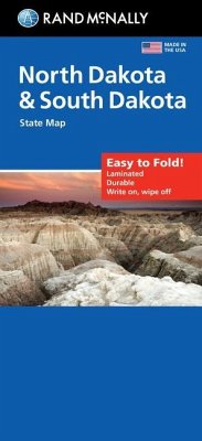 Rand McNally Easy to Fold: North Dakota, South Dakota Laminated Map - Rand Mcnally