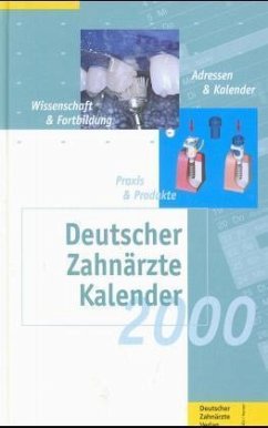Deutscher Zahnärztekalender 2000 - Heidemann, Detlef