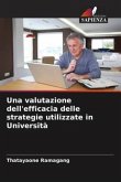 Una valutazione dell'efficacia delle strategie utilizzate in Università