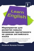 Meropriqtiq dlq razwitiq nawyka ponimaniq prochitannogo na urokah anglijskogo qzyka