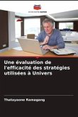 Une évaluation de l'efficacité des stratégies utilisées à Univers