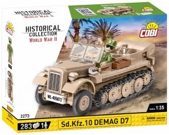 COBI 2273 - Historical Collection, WWII, Sd.Kfz.10 DEMAG D7, Bausatz, 1 Figur