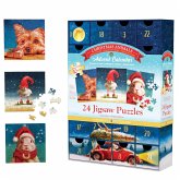 Eurographics 8924-5734 - Puzzle Adventskalender - 1 Heffernan Christmas, 24 Puzzles je 50 Teile