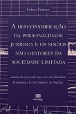 A desconsideração da personalidade jurídica e os sócios não gestores da sociedade limitada (eBook, ePUB)