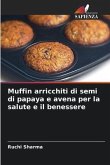 Muffin arricchiti di semi di papaya e avena per la salute e il benessere
