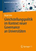 Gleichstellungspolitik im Kontext neuer Governance an Universitäten (eBook, PDF)