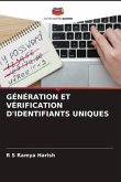 GÉNÉRATION ET VÉRIFICATION D'IDENTIFIANTS UNIQUES