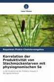 Korrelation der Produktivität von Stechmückenlarven mit physiognomischen Se