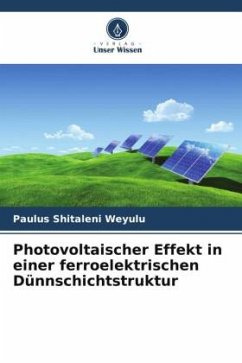 Photovoltaischer Effekt in einer ferroelektrischen Dünnschichtstruktur - Weyulu, Paulus Shitaleni