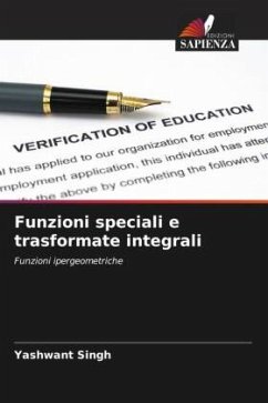 Cover Funzioni speciali e trasformate integrali