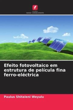 Efeito fotovoltaico em estrutura de película fina ferro-eléctrica - Weyulu, Paulus Shitaleni