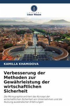 Verbesserung der Methoden zur Gewährleistung der wirtschaftlichen Sicherheit - KHAMIDOVA, KAMILLA