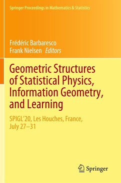 Geometric Structures of Statistical Physics, Information Geometry, and Learning