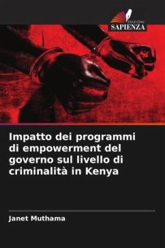 Impatto dei programmi di empowerment del governo sul livello di criminalità in Kenya - Muthama, Janet