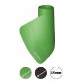 Schildkröt 960261 - Fitnessmatte 10 mm, 183x61x1,5 cm, mit Tragegurt, Syntetikkautschuk, grün