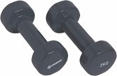 Schildkröt 960206 - Vinyl-Hanteln, 2,0 kg Set, anthrazit, Heim-Fitnessgerät Schildkröt 960206 - Vinyl-Hanteln, 2,0 kg Set, anthrazit, Heim-Fitnessgerät