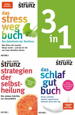 Selfcare-3in1-Bundle: Stress-weg-Buch, Schlaf-gut-Buch, Strategien der Selbstheilung (eBook, ePUB) - Strunz, Ulrich