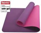 Schildkröt 960269 - Bicolor Yogamatte Fitness, 183x61x0,4cm, PVC-frei, purple/pink