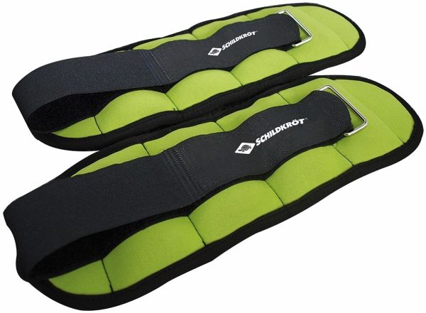 Schildkröt 960201 - Gewichtsmanschetten Arm-Bein mit Tragetasche, 0,5 kg Set, limegreen, Heim-Fitnessgerät Schildkröt 960201 - Gewichtsmanschetten Arm-Bein mit Tragetasche, 0,5 kg Set, limegreen, Heim-Fitnessgerät