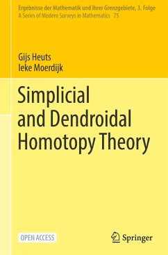 Simplicial and Dendroidal Homotopy Theory - Heuts, Gijs;Moerdijk, Ieke