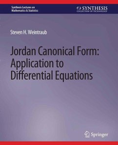 Jordan Canonical Form (eBook, PDF) - Weintraub, Steven H.