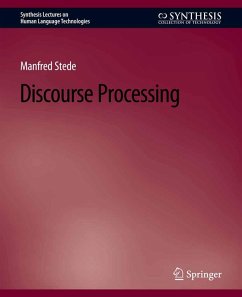 Discourse Processing (eBook, PDF) - Stede, Manfred