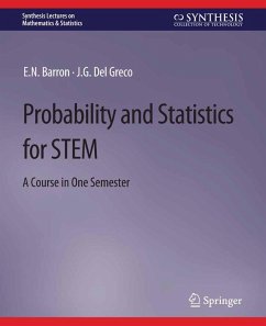 Probability and Statistics for STEM (eBook, PDF) - Barron, E. N.; Greco, J. G. Del