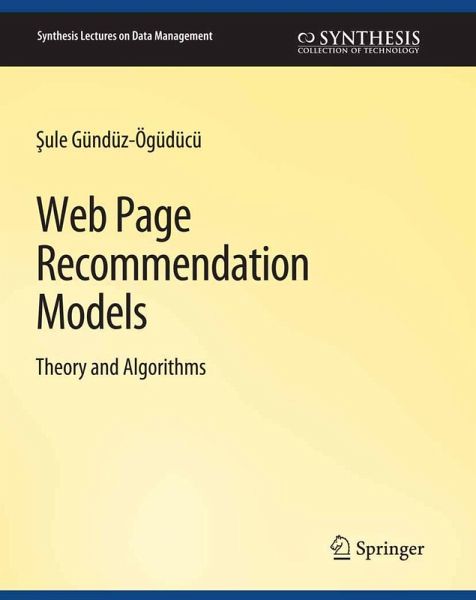 Web Page Recommendation Models (eBook, PDF)