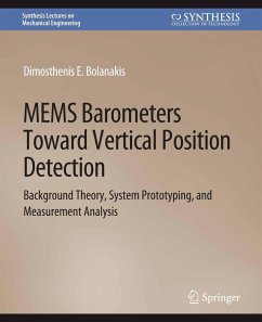 MEMS Barometers Toward Vertical Position Detection (eBook, PDF) - Bolanakis, Dimosthenis E.