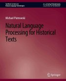 Natural Language Processing for Historical Texts (eBook, PDF)