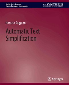 Cover Automatic Text Simplification (eBook, PDF)