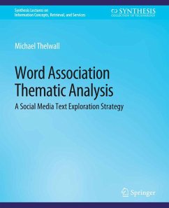 Word Association Thematic Analysis (eBook, PDF) - Thelwall, Michael