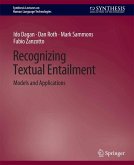 Recognizing Textual Entailment (eBook, PDF)