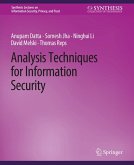 Analysis Techniques for Information Security (eBook, PDF)
