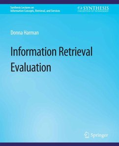 Cover Information Retrieval Evaluation (eBook, PDF)