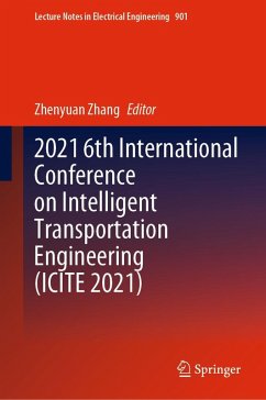 Cover 2021 6th International Conference on Intelligent Transportation Engineering (ICITE 2021) (eBook, PDF)