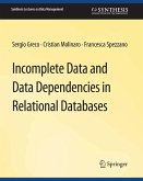 Incomplete Data and Data Dependencies in Relational Databases (eBook, PDF)