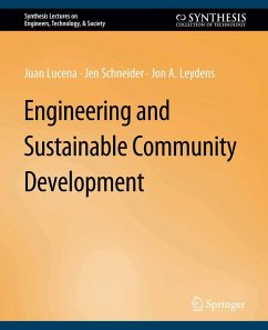 Engineering and Sustainable Community Development (eBook, PDF) - Lucena, Juan; Schneider, Jen; Leydens, Jon A.