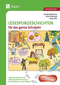 Lesespurgeschichten für das ganze Schuljahr 1/2 - Blomann, Sandra;Schlimok, Julia;Zöh, Anke